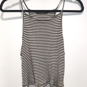 Brandy Melville Striped Cropped Tank